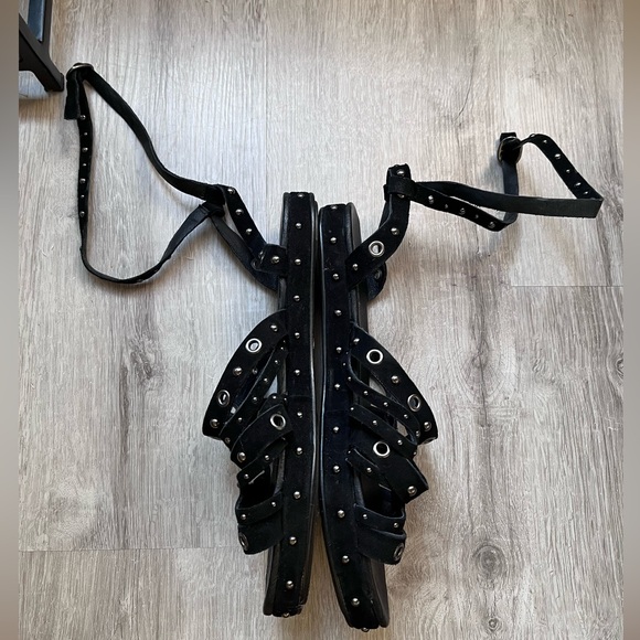 TopShop grommet and stud ankle strap sandal - Picture 5 of 10